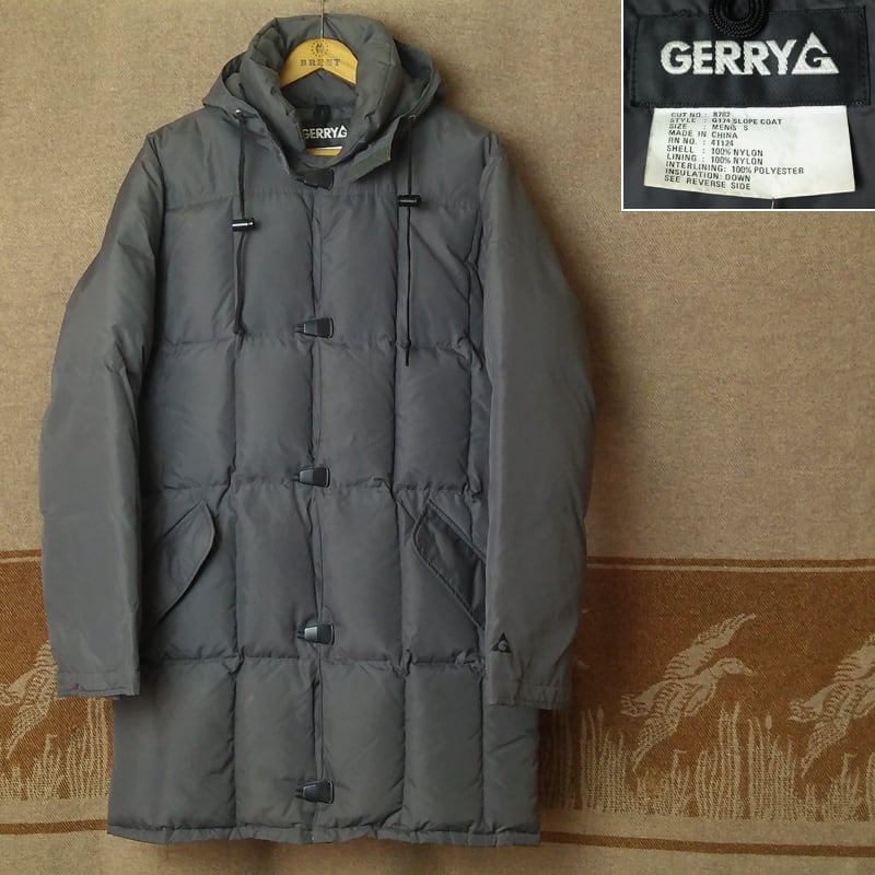 90s GERRY SLOPE COAT Charcoal Gray Down Jacket (S) | Wonder Wear
