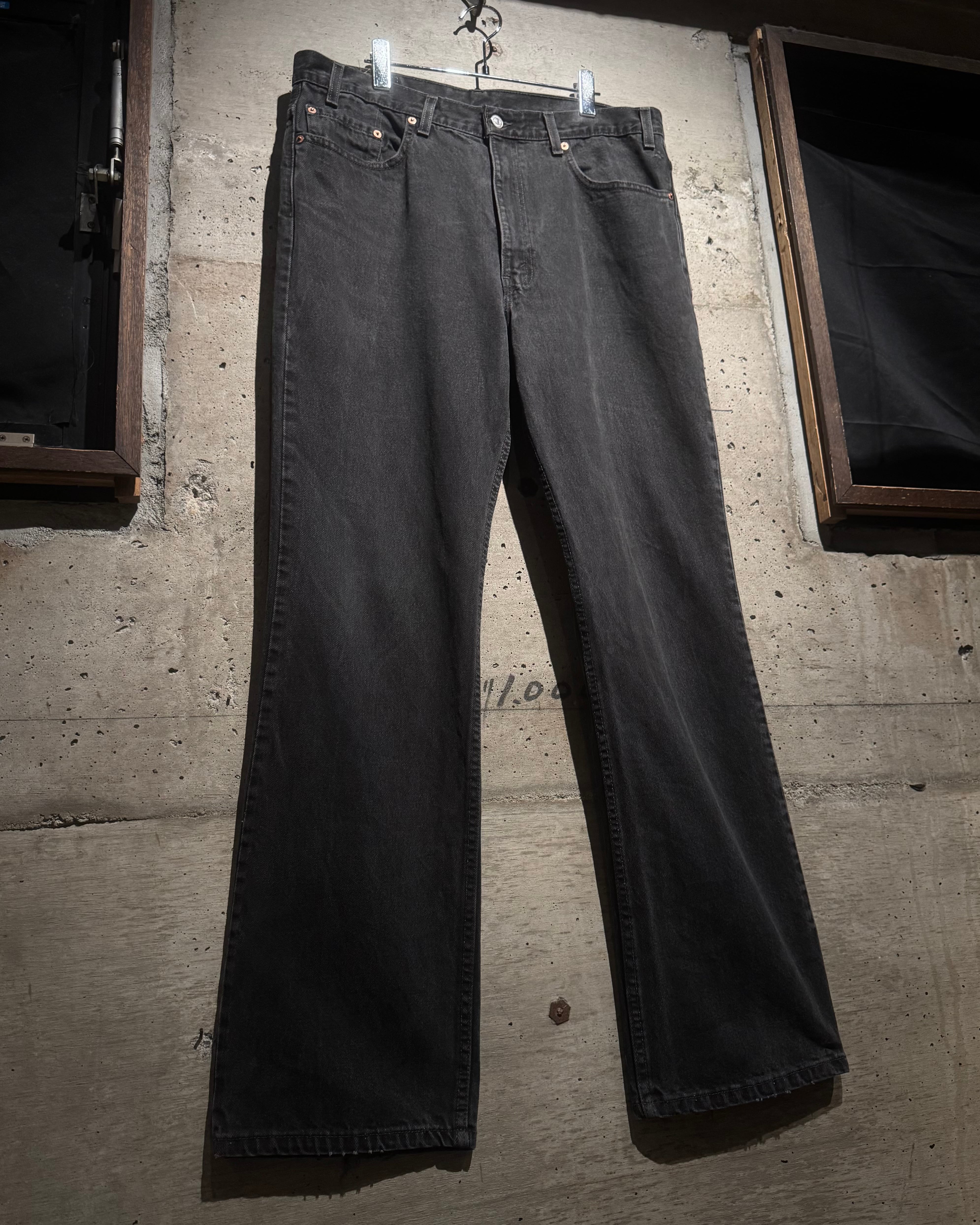 Caka】90's “Levi's” 517 Vintage Black Flare Denim Pants | Caka