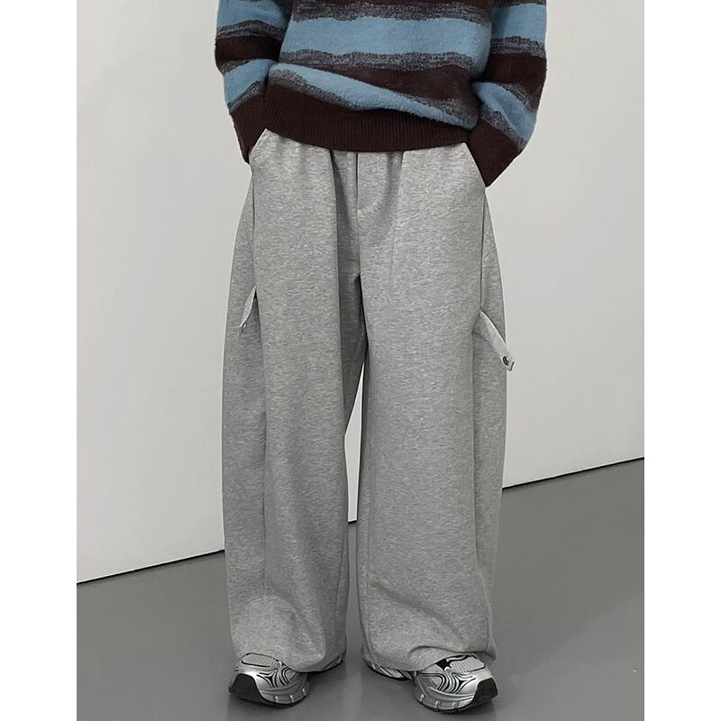 relaxed fit drawstring pants mr0618