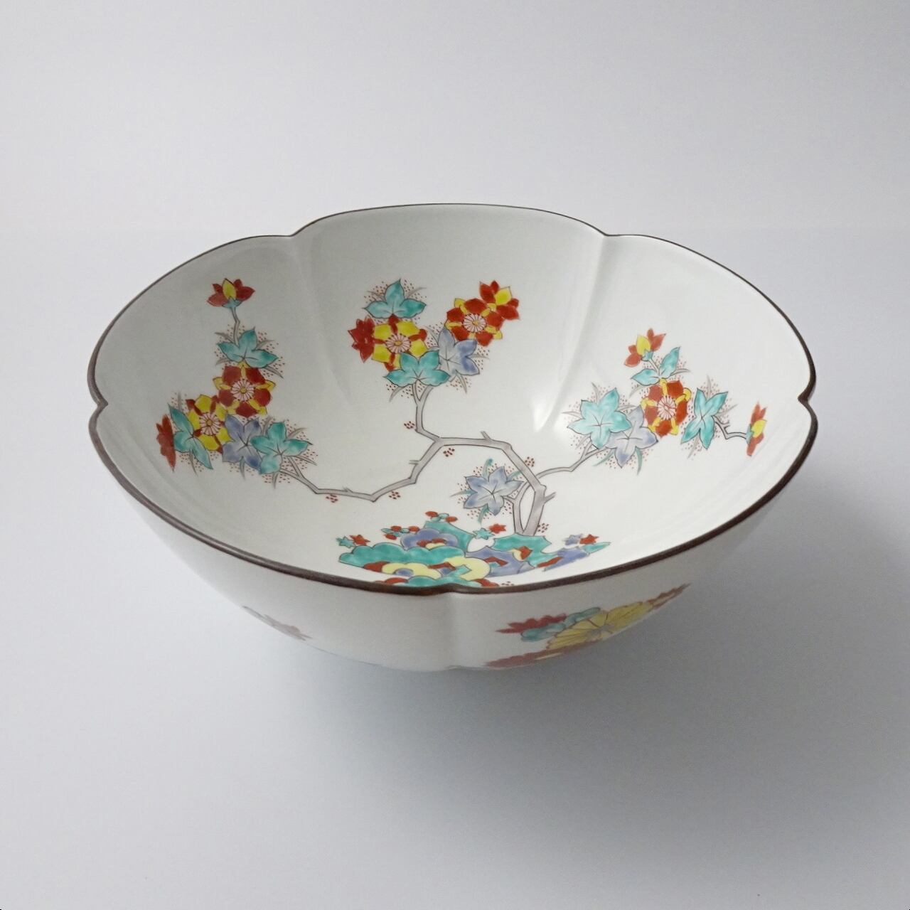 有田焼 もみじ 梅型鉢