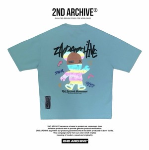 2ND030 2NDARCHIVE Tシャツ 韓国ファッション オーバーサイズ ユニセックス
