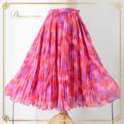 社交ダンス 衣装 スタンダード スカート レッスンウェア レディース 紫 赤 ピンク系 レッド系 パープル系 練習着 カラフル マルチカラー ファスナー 日本製 女性用 練習用 フレアスカート 軽量 柔らかい おしゃれ コスチューム ダンスウェア ストレッチ レディースファッション 春夏秋冬 服飾 コーディネート