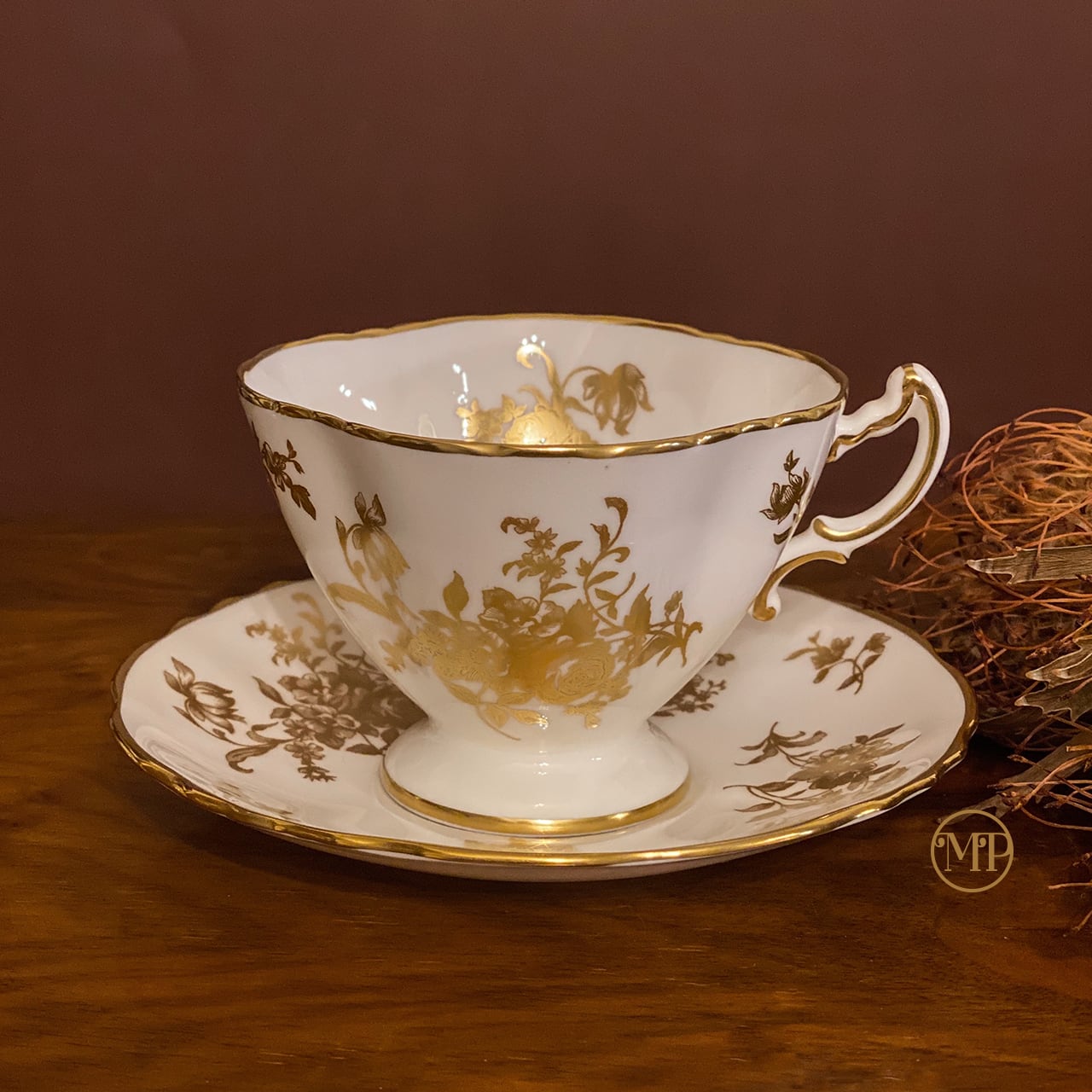 初期 WORCESTER Cup&Saucer(1775年頃) 初期 WORCESTER Cup&Saucer(1775年頃)