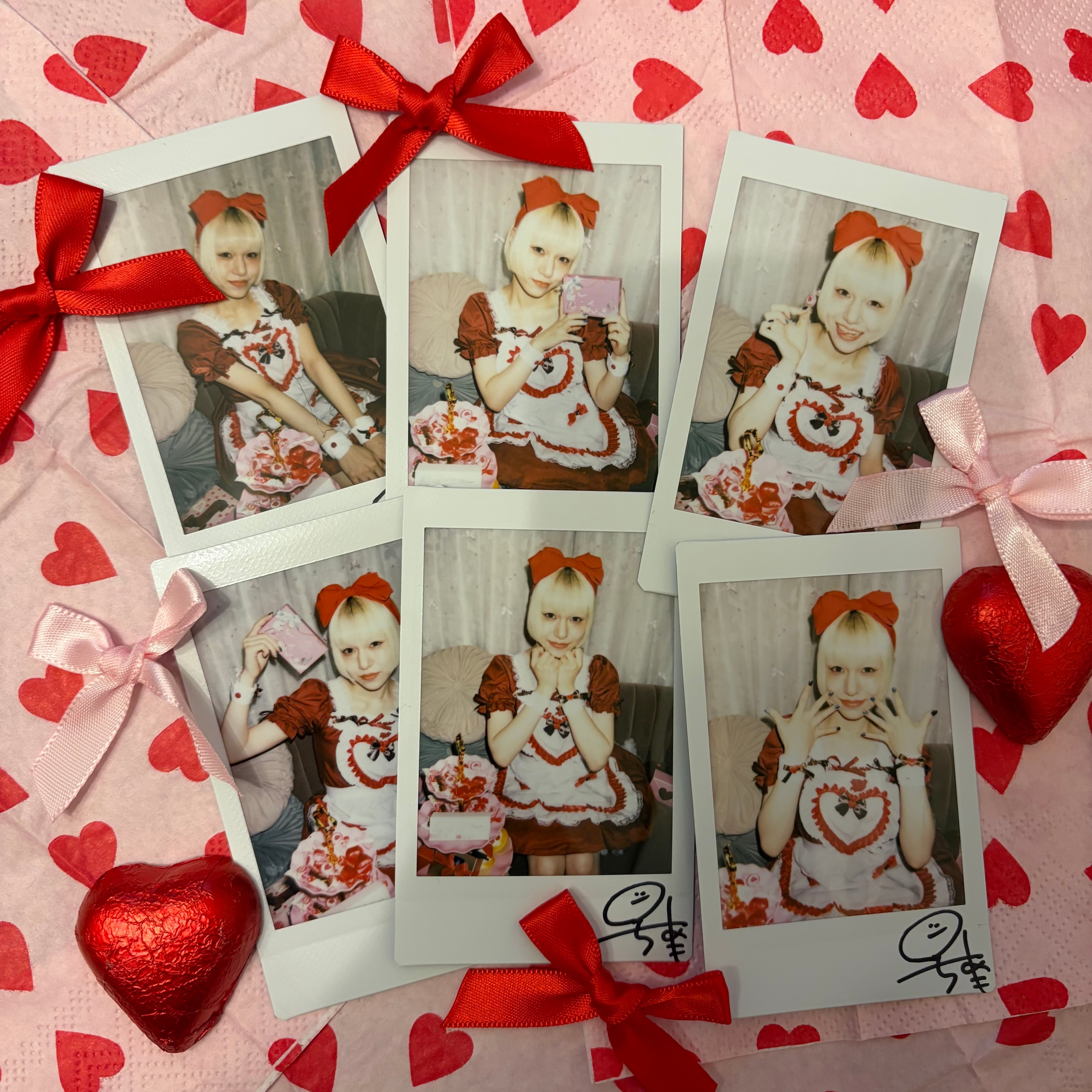 2月のバレンタインチェキ（宛名・サイン入り） | くぴぽ