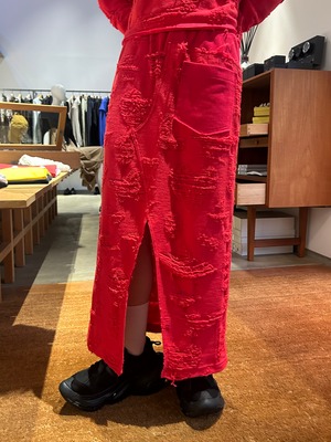 【25SS】BELPER ベルパー / LOVE SWEAT SKIRT / スウェットスカート