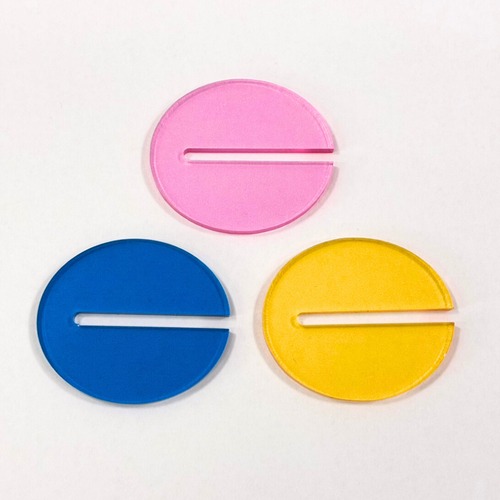 アクキー台座 濃いカラー 枠なし