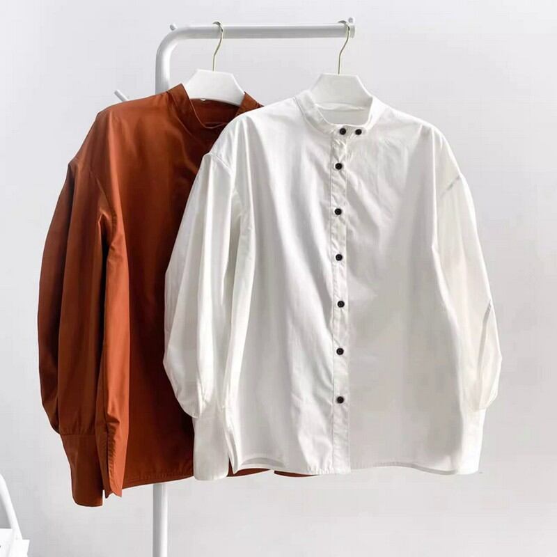 drop shoulder shirt W00106