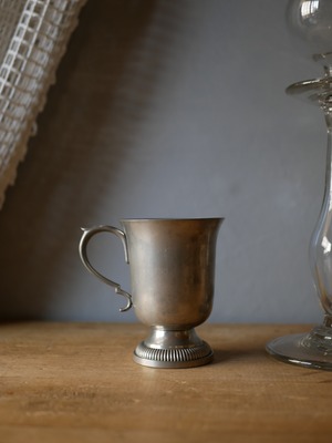 ピューター製　カップ　フランスアンティーク　ブロカントのある暮らし