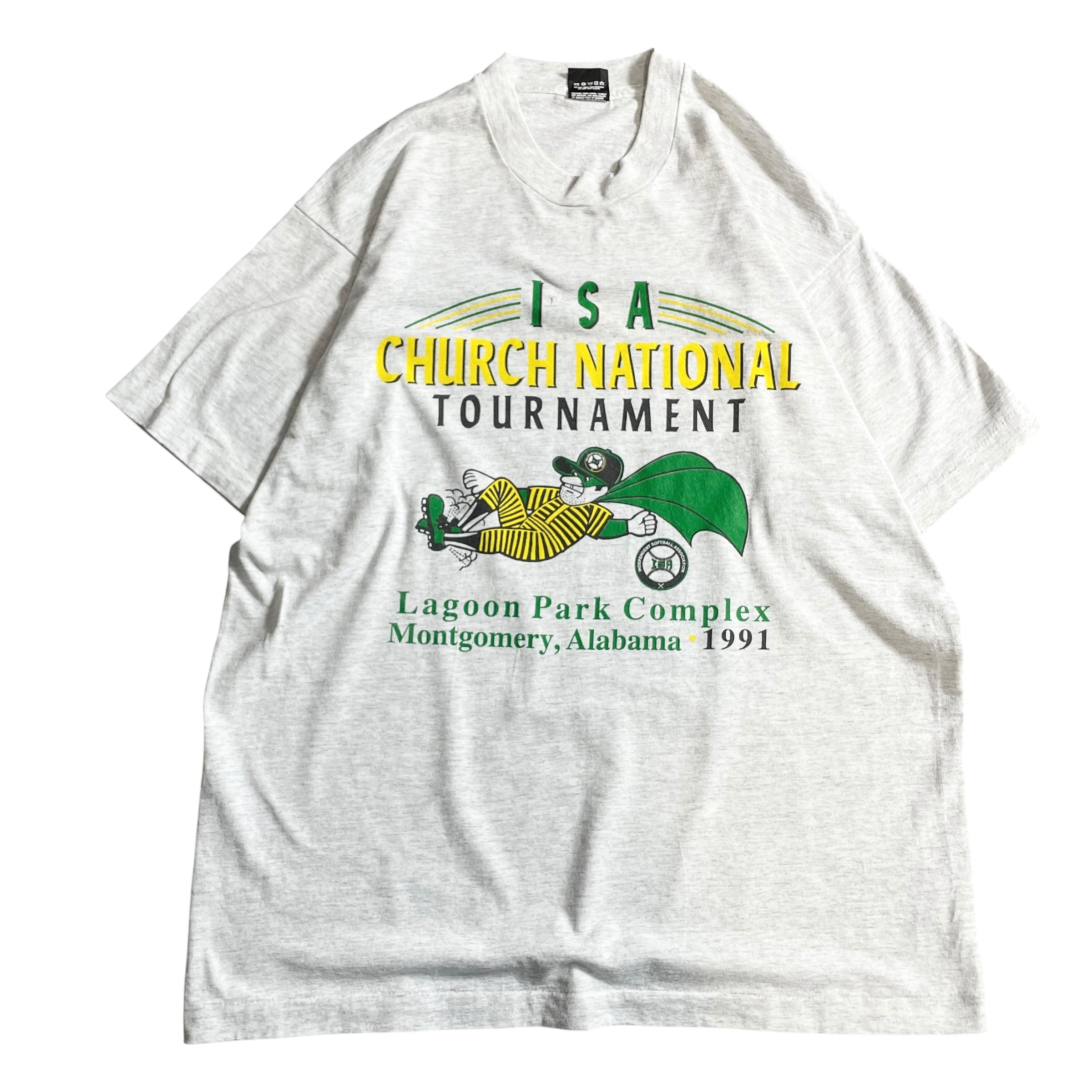 90s USA製 どこかのソフトボール大会 vintage T-shirt