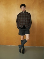 Yausye 67 Reversible Check Jacket