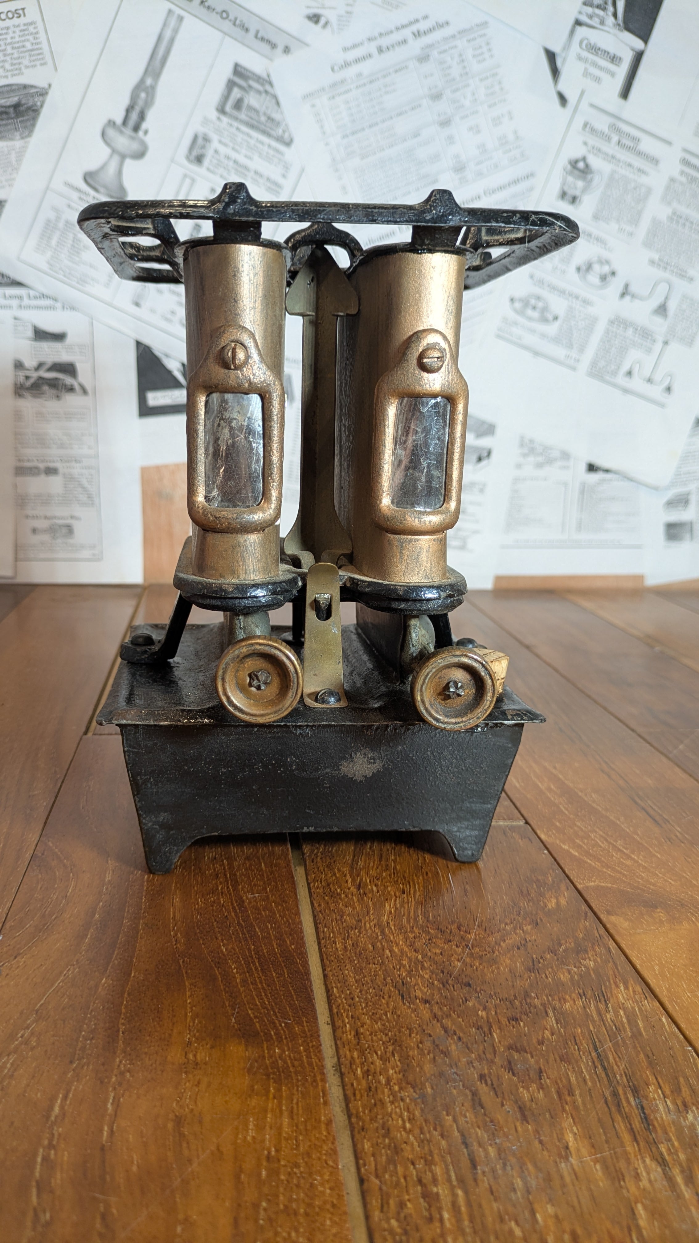 Vintage IronStove mini Stove USA VintageCamping Antique ビンテージ