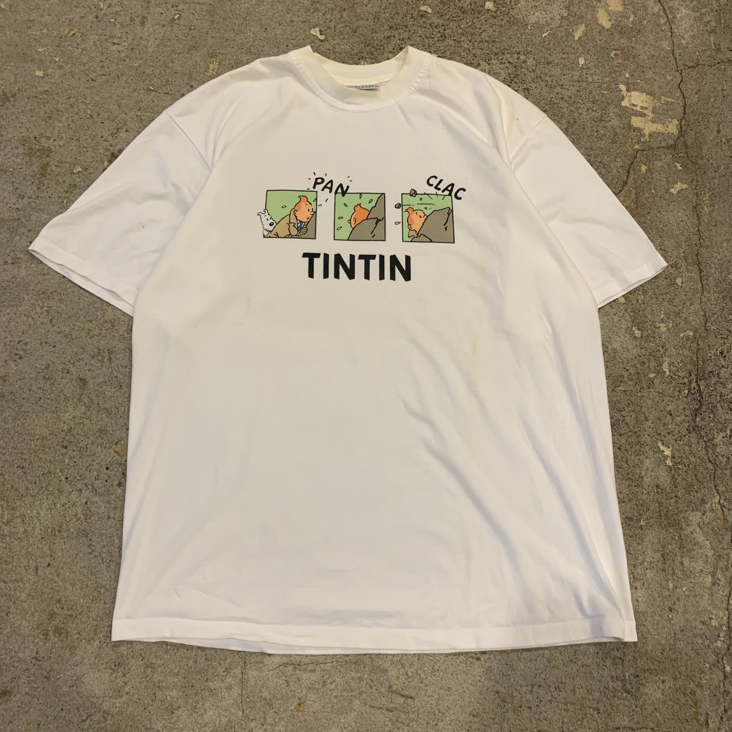 90s～ タンタンの冒険 タンタンチベットをゆく Ｔシャツ