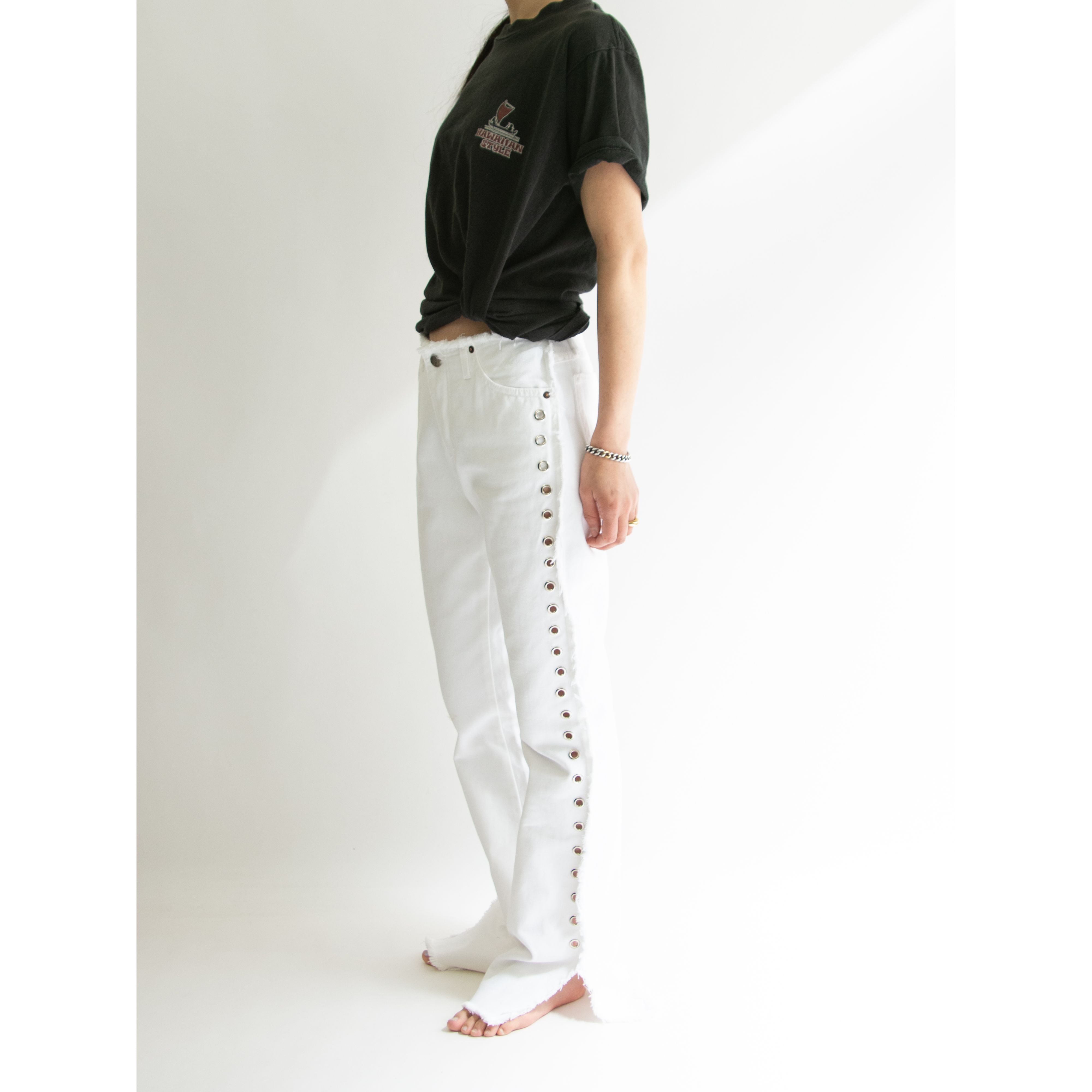 【NISSI】Made in U.S.A. 100% Cotton Flare Denim Pants（アメリカ製 コットンフレアデニムパンツ）