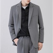 シングルブレスト テーパードジャケット＆パンツ セットアップ af0388