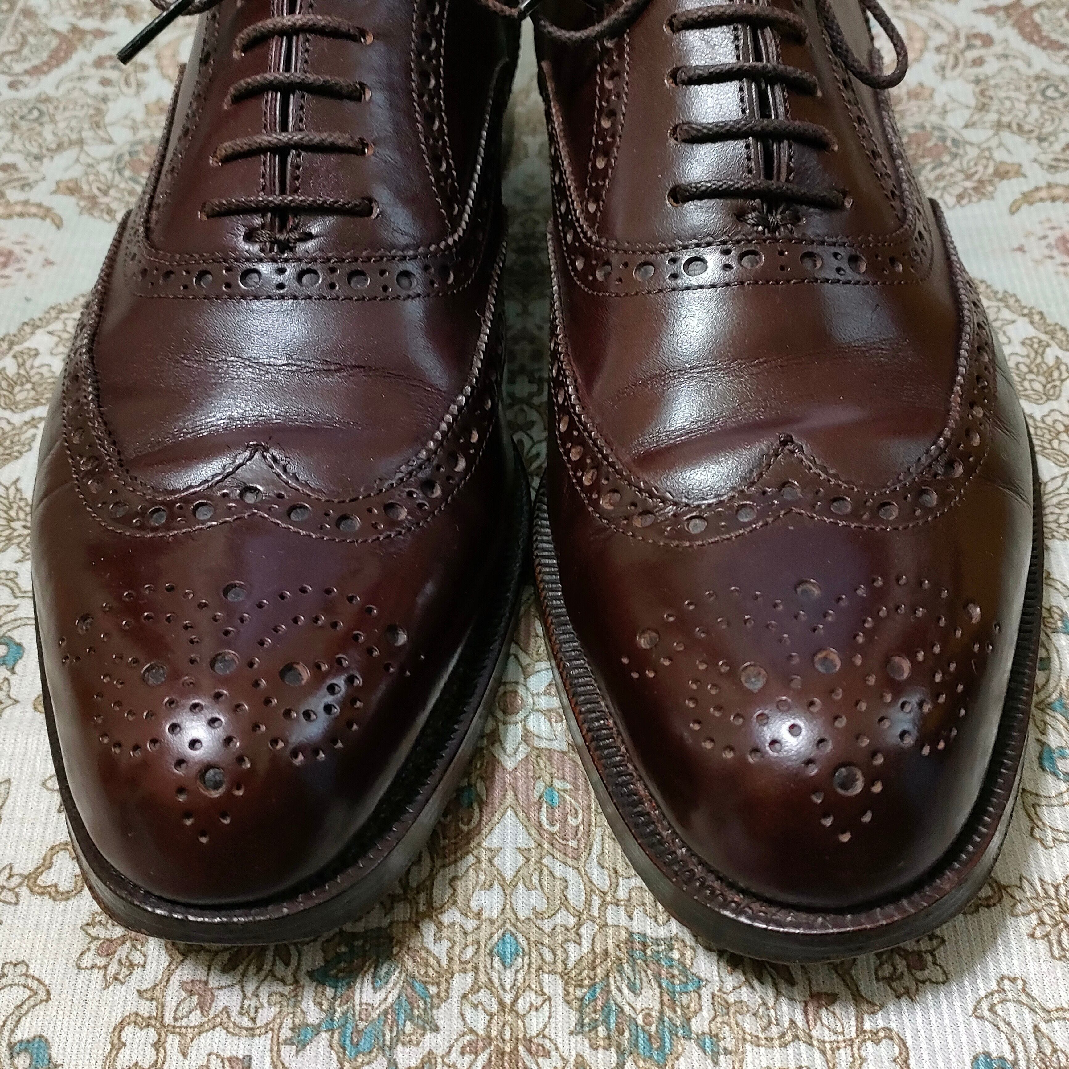 395.CROCKETT&JONES GILBERT ウィングチップ　6.5E