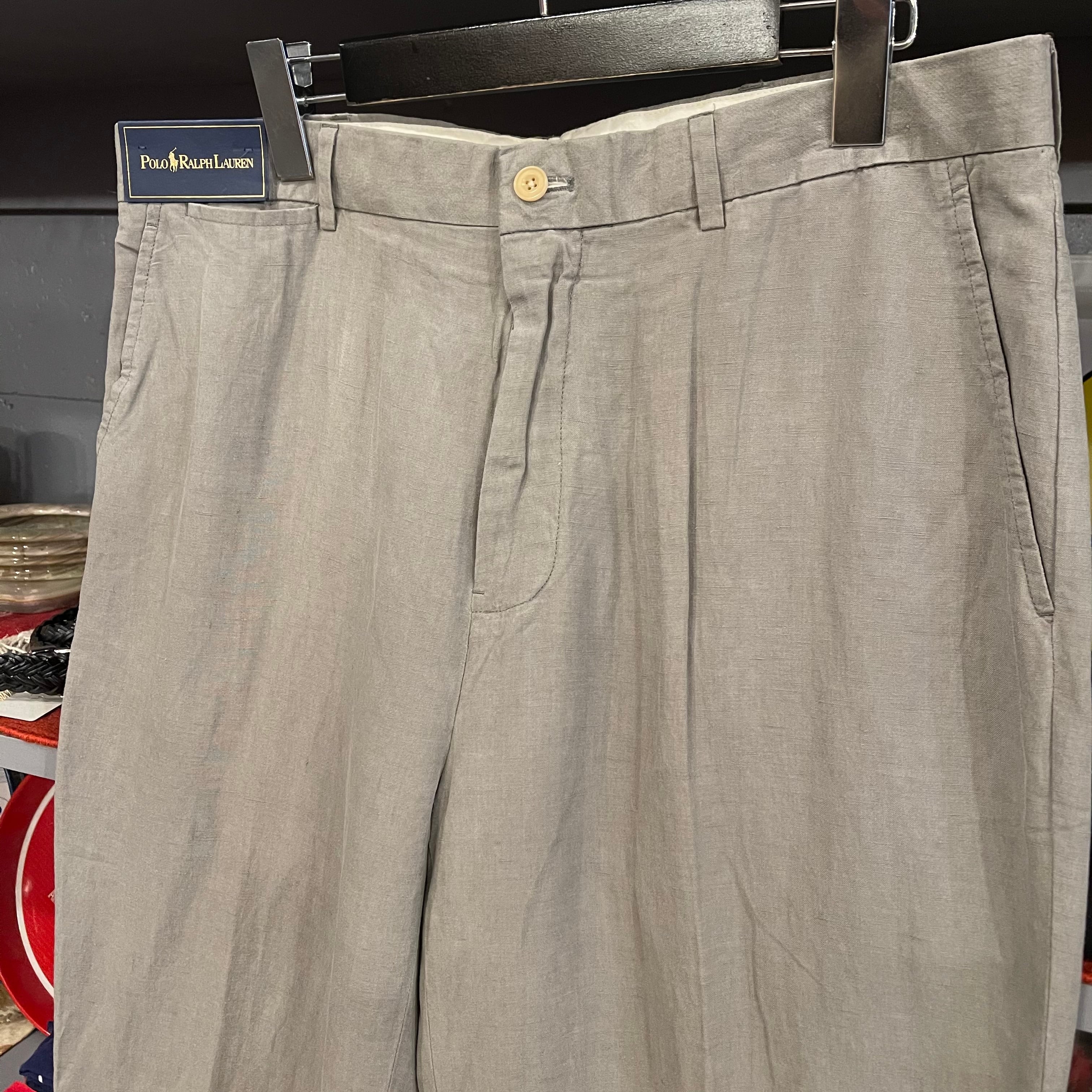 Polo Ralph Lauren Linen × Silk Slacks | VOSTOK