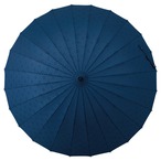 mabu 江戸 紺×八角龍目 超軽量24本骨傘