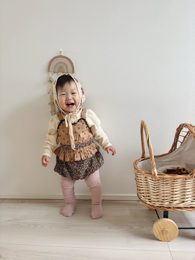 little cotton clothes/Petra Romper Bracken Floral