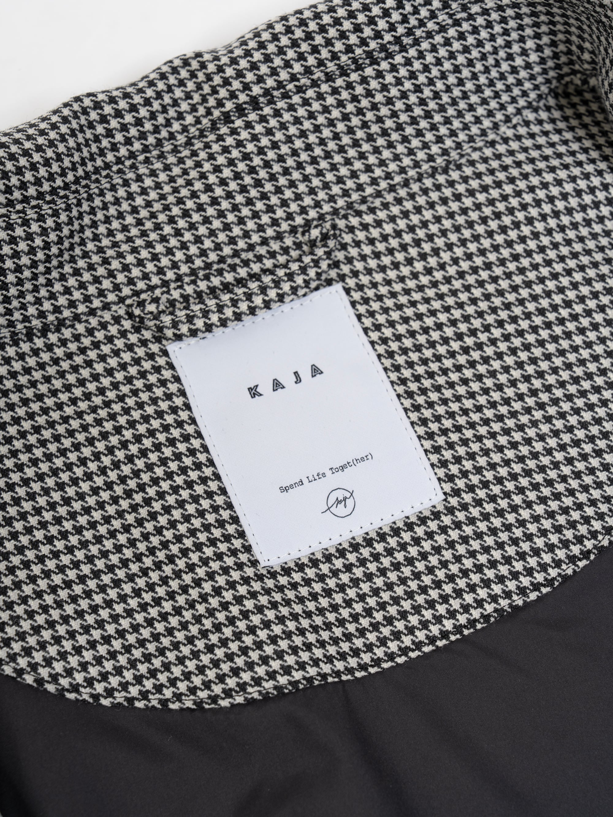 ジャケット・アウター KAJA HOUNDSTOOTH HARRINGTON JACKET KAJA HOUNDSTOOTH HARRINGTON JACKET | KAJA