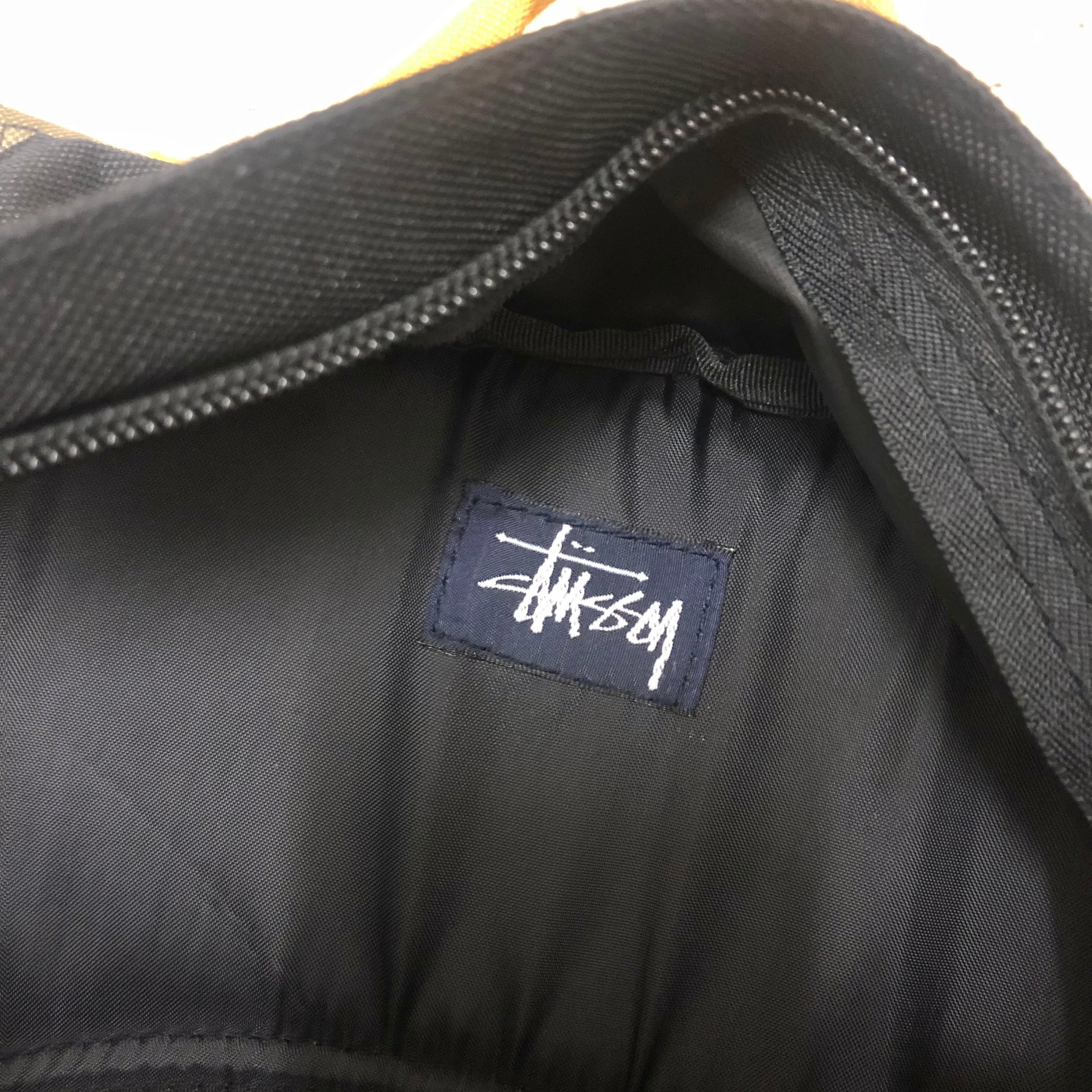 s OLD STUSSYWAY BACKPACK/紺タグ/バックパック/カーキ/総柄