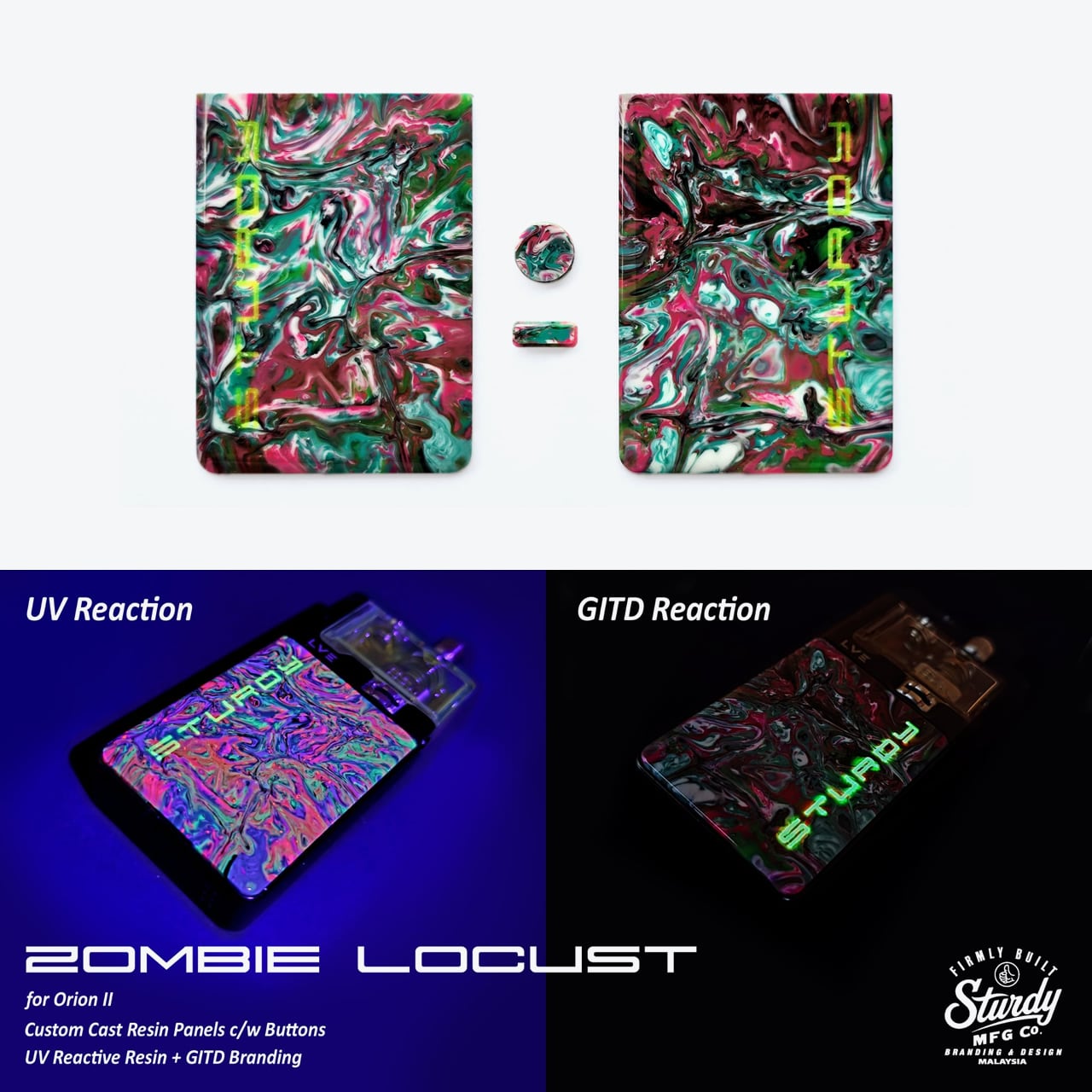 Sturdy Panel + Buttons for Orion II | Kirifuda.Tokyo