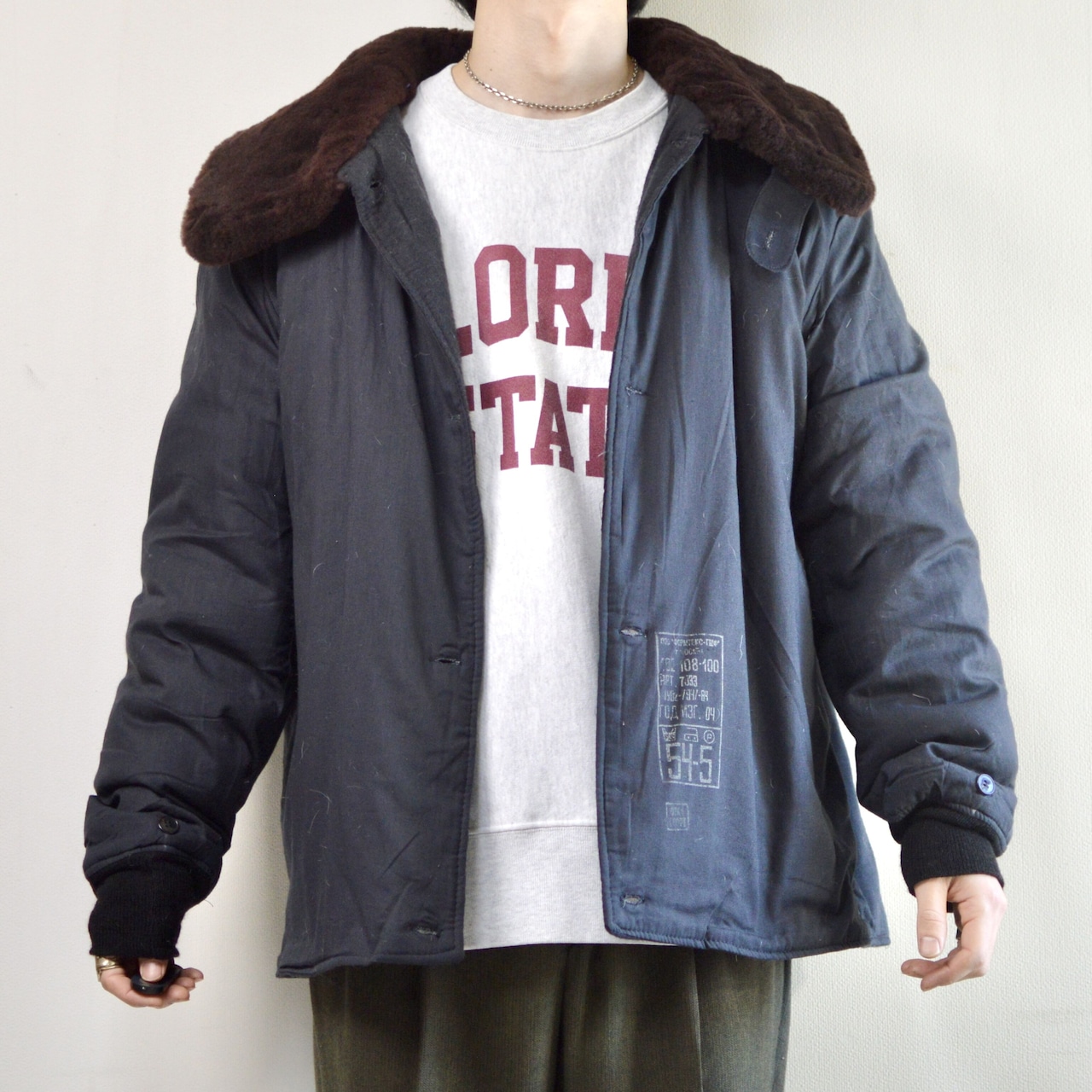 russian army air foce winter jacket