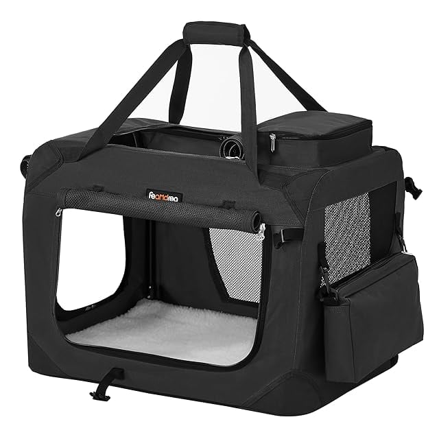犬用品 AP LAB ペットキャリー IATA基準品 クレート (ハンドル付き M)