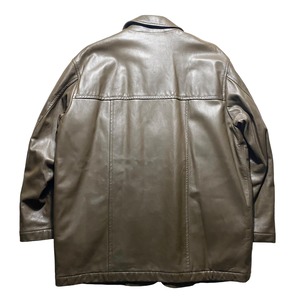 vintage CHRISTIAN DIOR leather coat