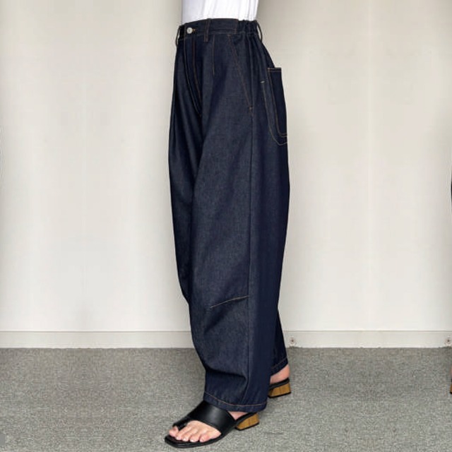 【USU GALLERY】(DENI-USU)コクーンワンタックデニム＆チノパンツ
