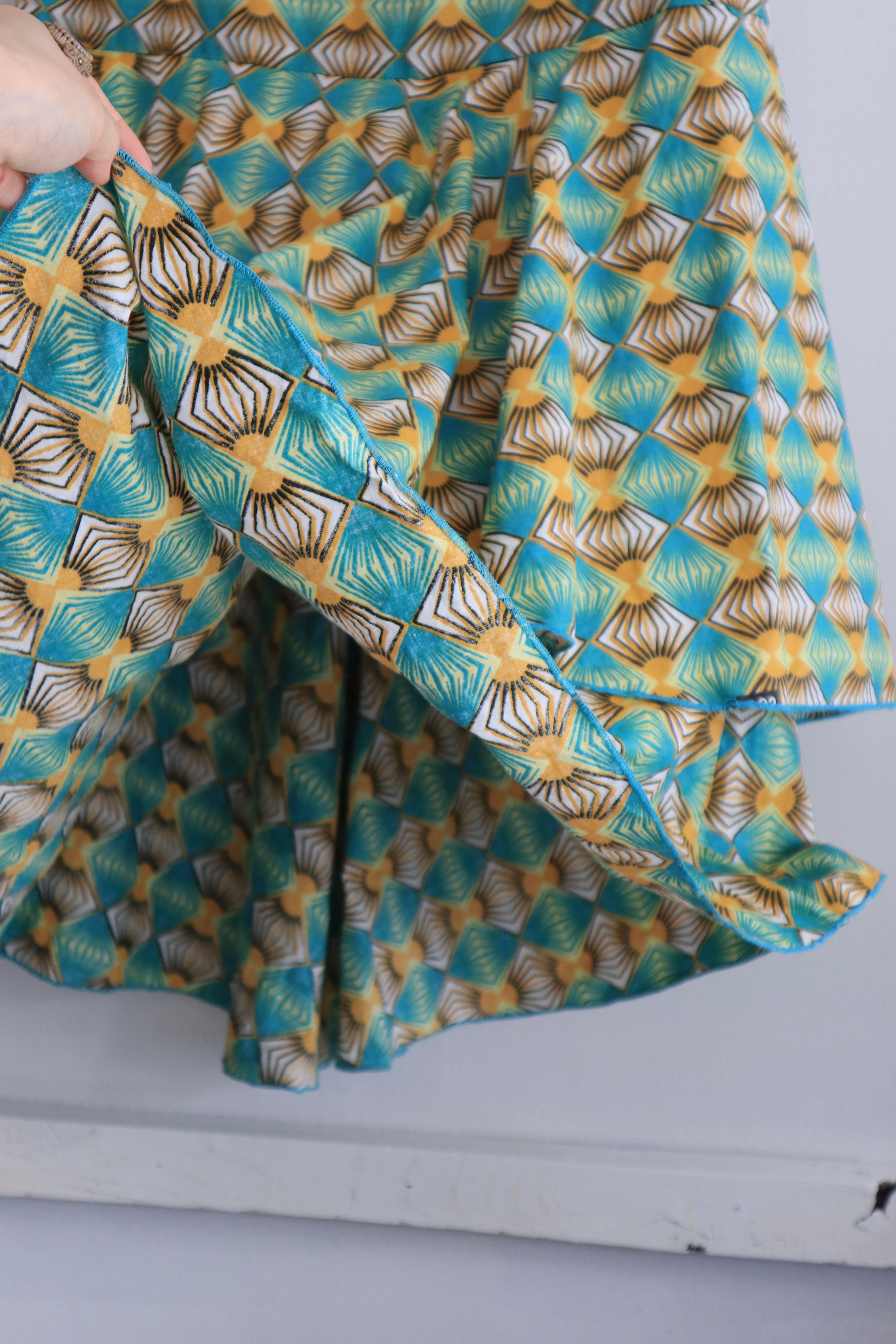 アフリカン　マーメイドスカート africanbatik mermaid skirt | naname