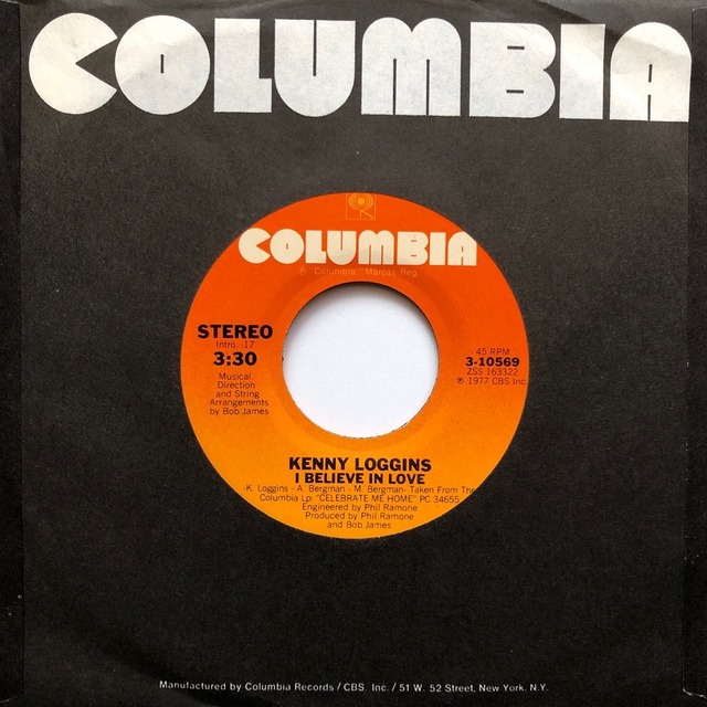 Kenny Loggins I Believe In Love Lyrics Kenny Loggins / I Believe In Love | Harmony in my head Vinyl Store