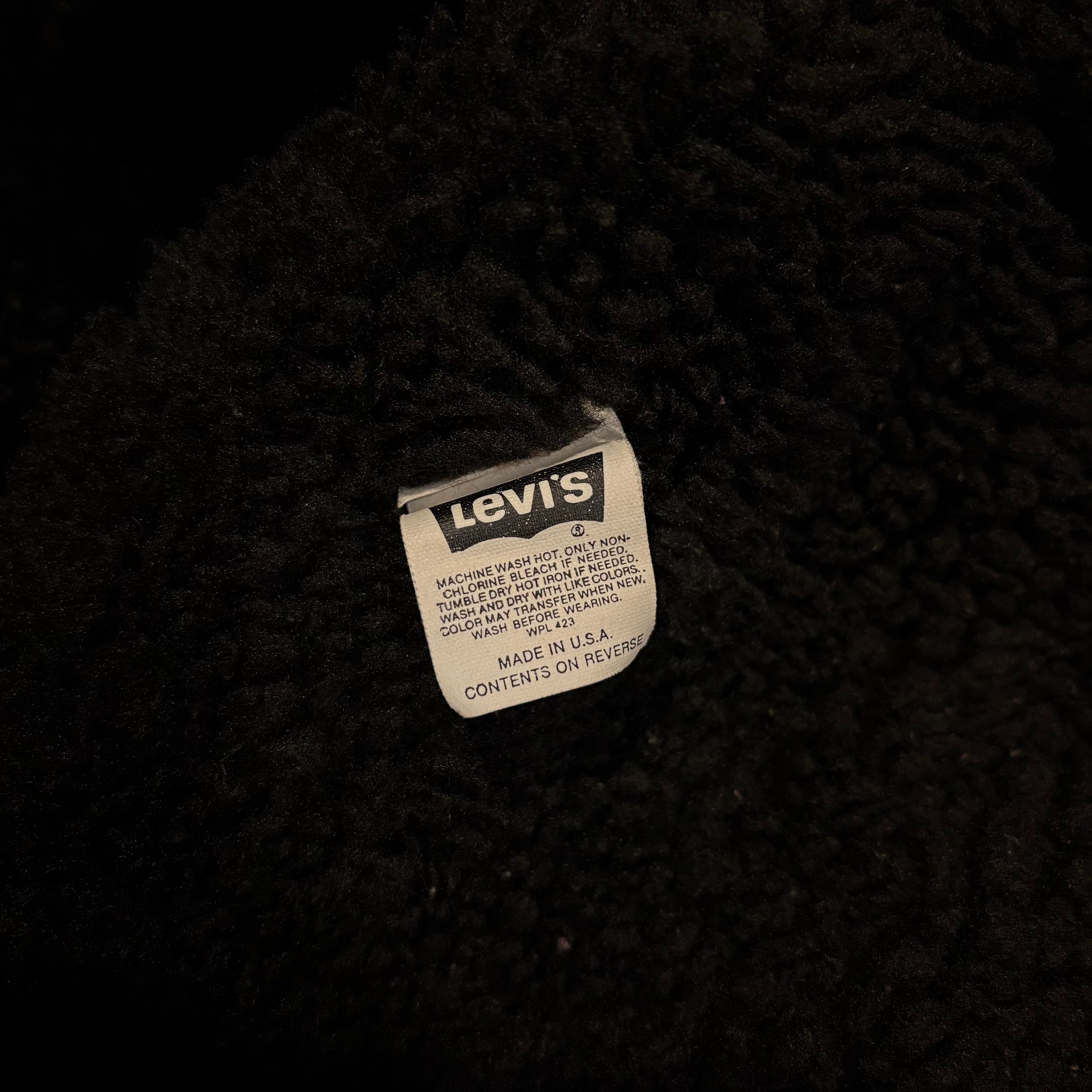 92's Levis 70629-4159 Boa Black Denim Jacket USA製 | VOSTOK