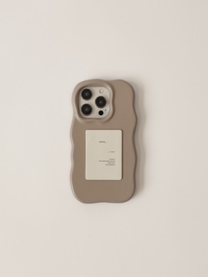 melty leather（tag/beige）