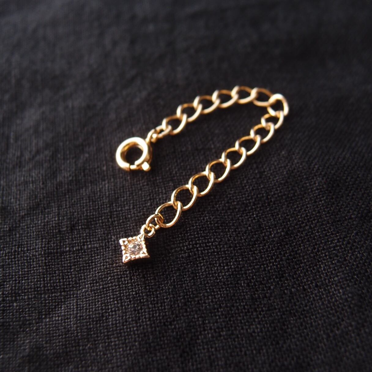 延長アジャスター/ダイヤ(3cm)【GOLD colour】