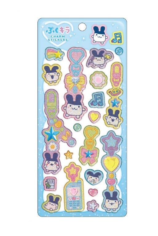 たまごっち ぷくキラチャームステッカー cru_137737_137742 ぷくキラ