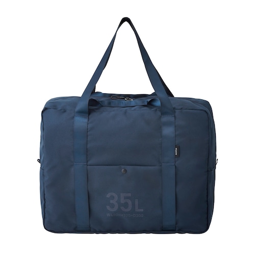 MILESTO ミレスト ポケッタブル ボストンバッグ 35L ネイビー MLS902 / 収納 カバン バッグインバッグ 折りたたみバッグ トラベル 旅行