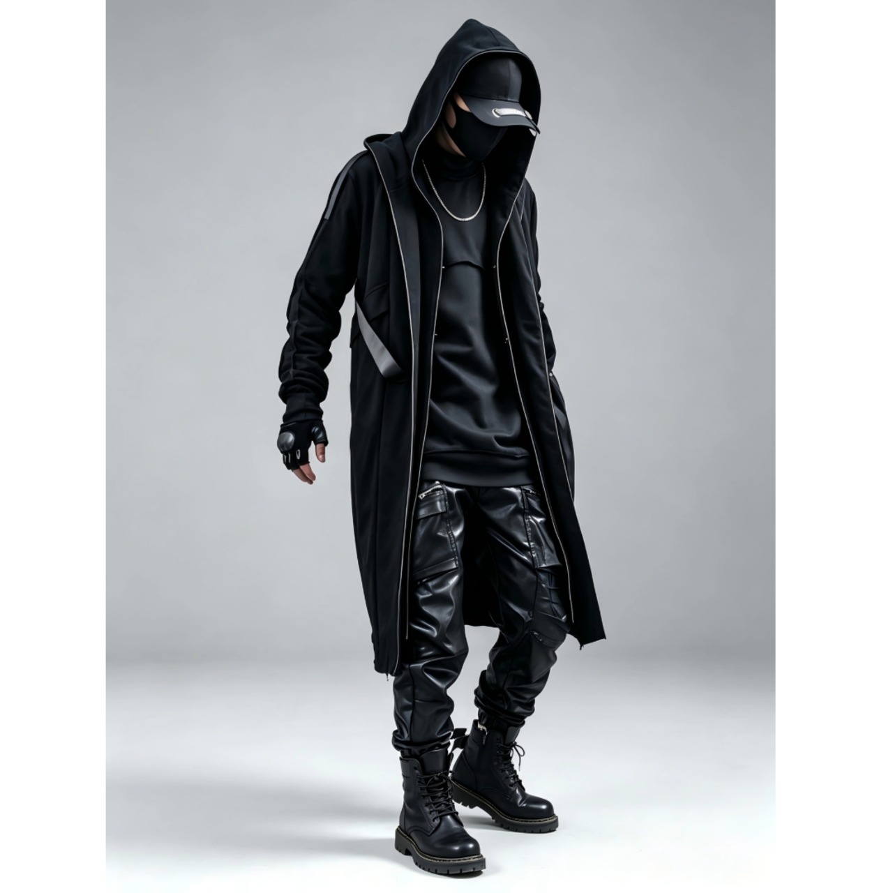 Layered Hood Long Coat　TB2596・画像8