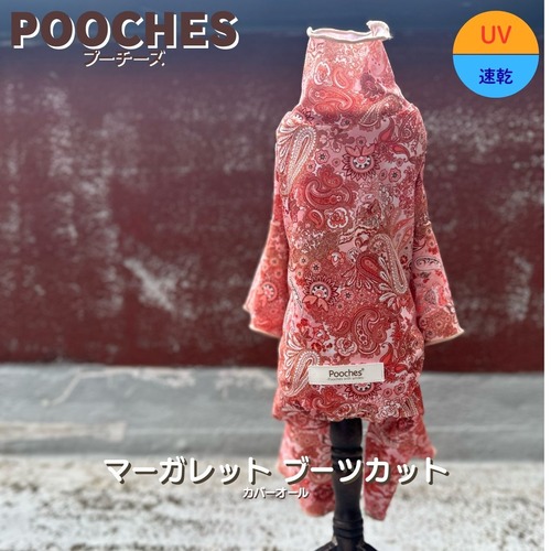 (L)ブーツカットカバーオール マーガレット　総柄