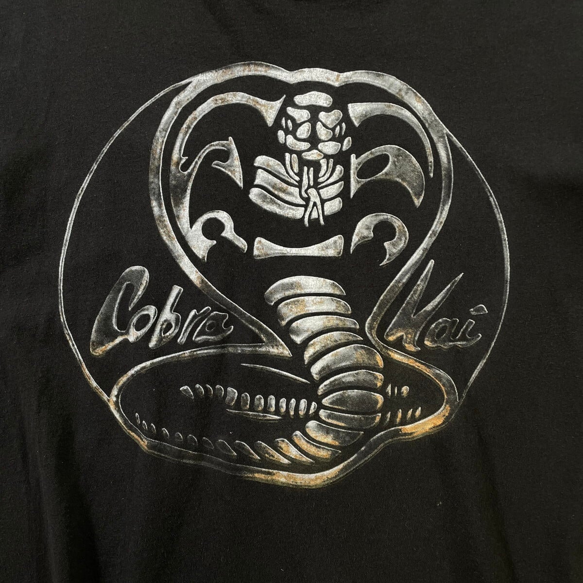 Cobra Kai ベスト・キッド プリントTシャツ メンズL 古着 コブラ会