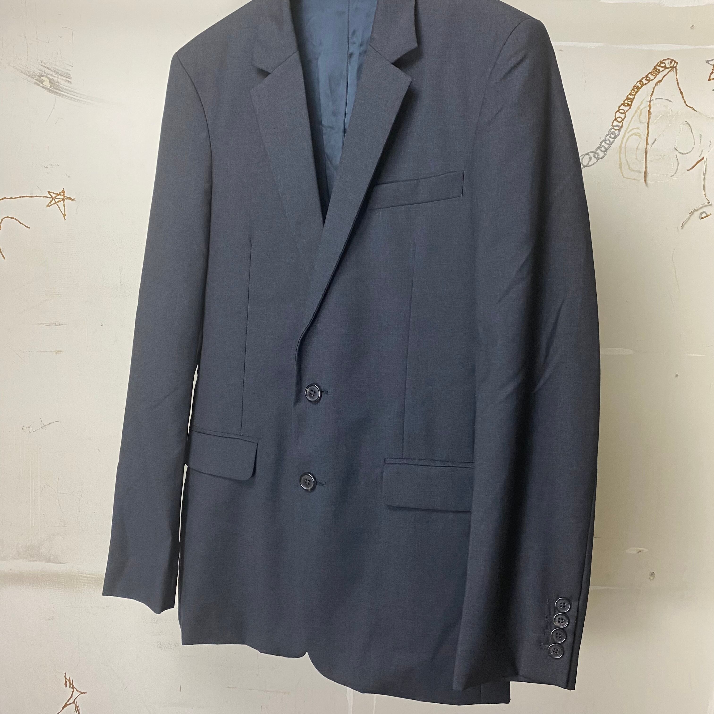 KRIS VAN ASSCHE narrow silhouette tailored jacket | NOIR ONLINE