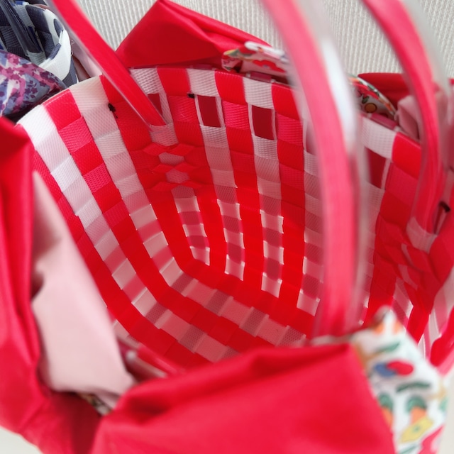 プラかごリボンバッグ~リトル~