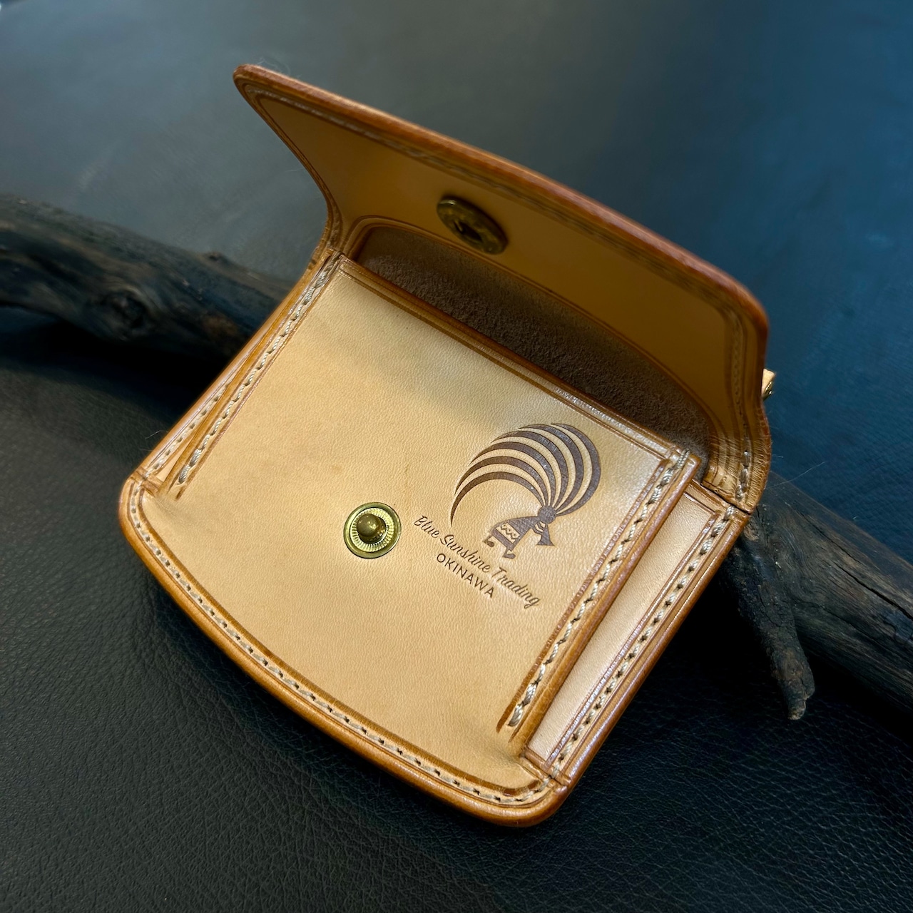 Bluesunshinetrading×6Tleatherworksコラボ【マネークリップ】Natural - 3