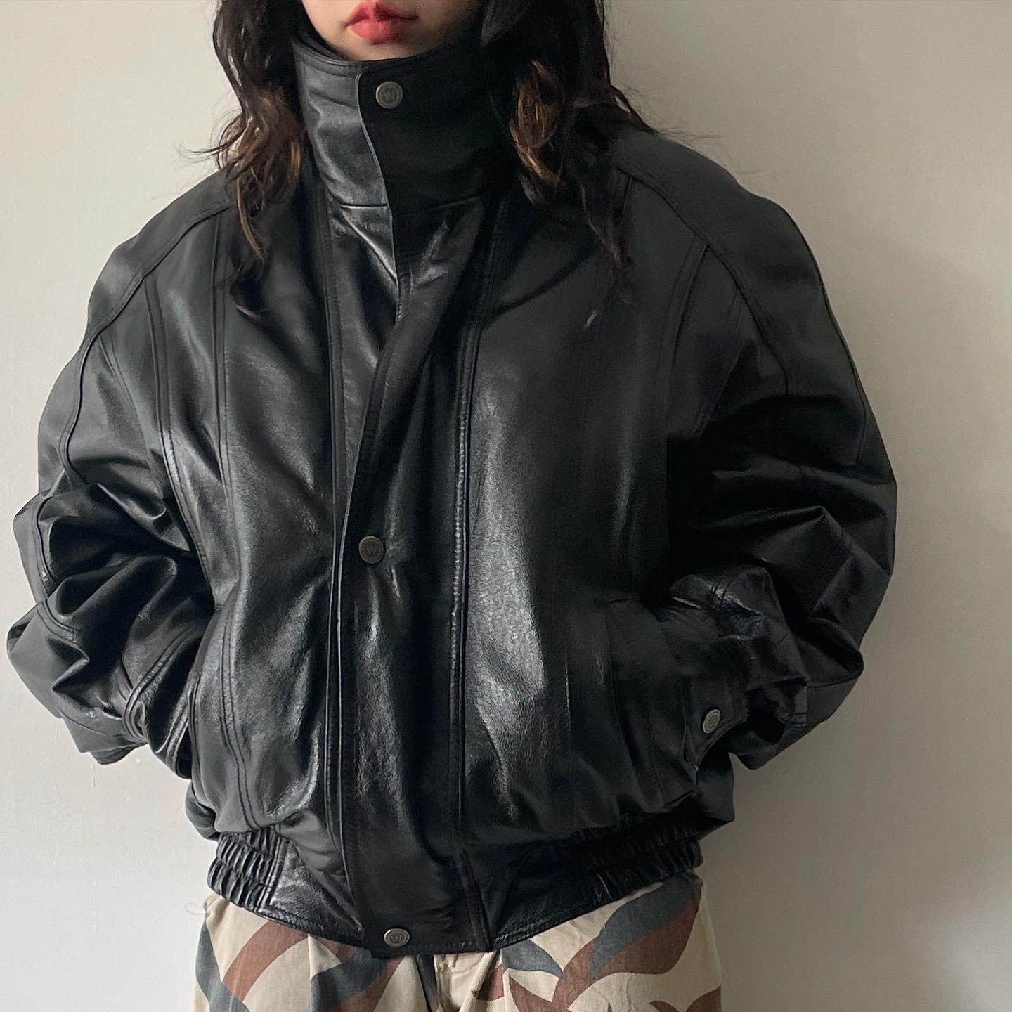 WILSONS High neck design leather jacket WILSONS High neck design leather jacket