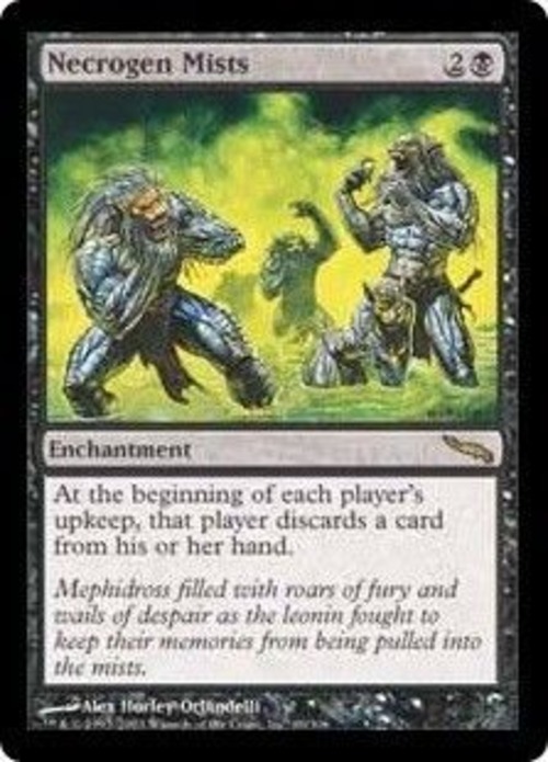 MTG《屍気の霧/Necrogen Mists(MRD)》英語