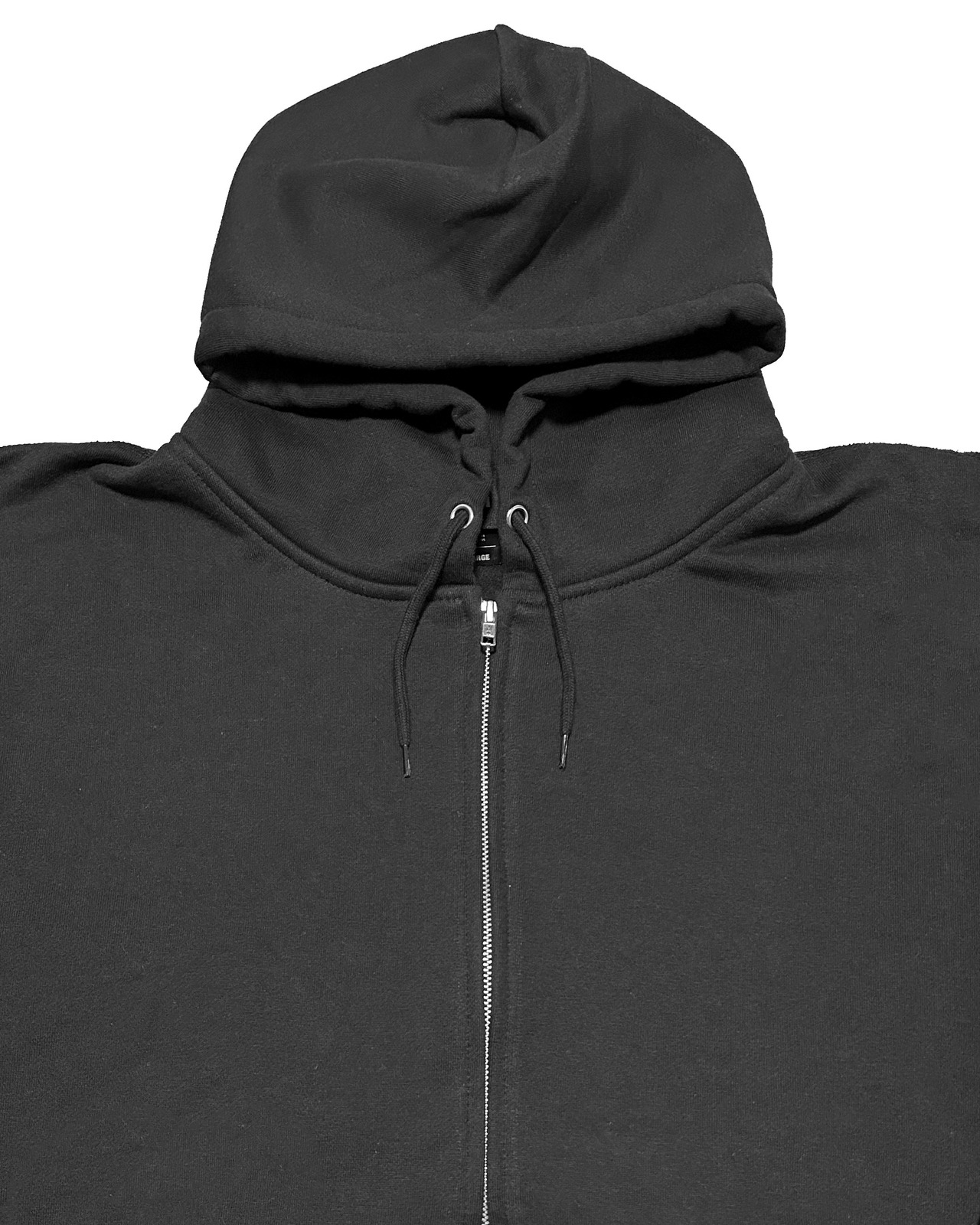 BOX ONE POINT HEAVY WEIGHT ZIP UP SWEAT HOODIE - BLACK