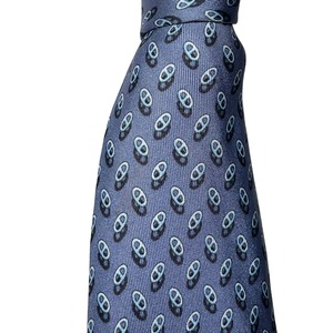 HERMES silk tie