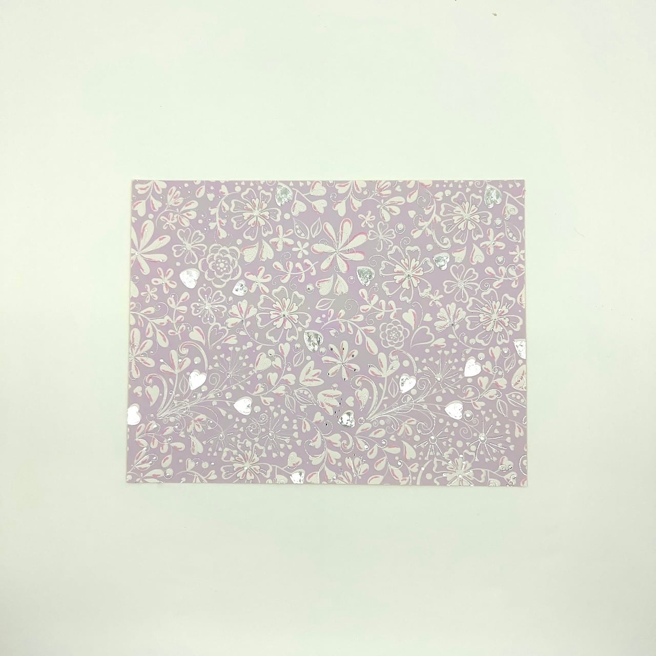 【デザインペーパーシール】すみれ〜フラワーモチーフ