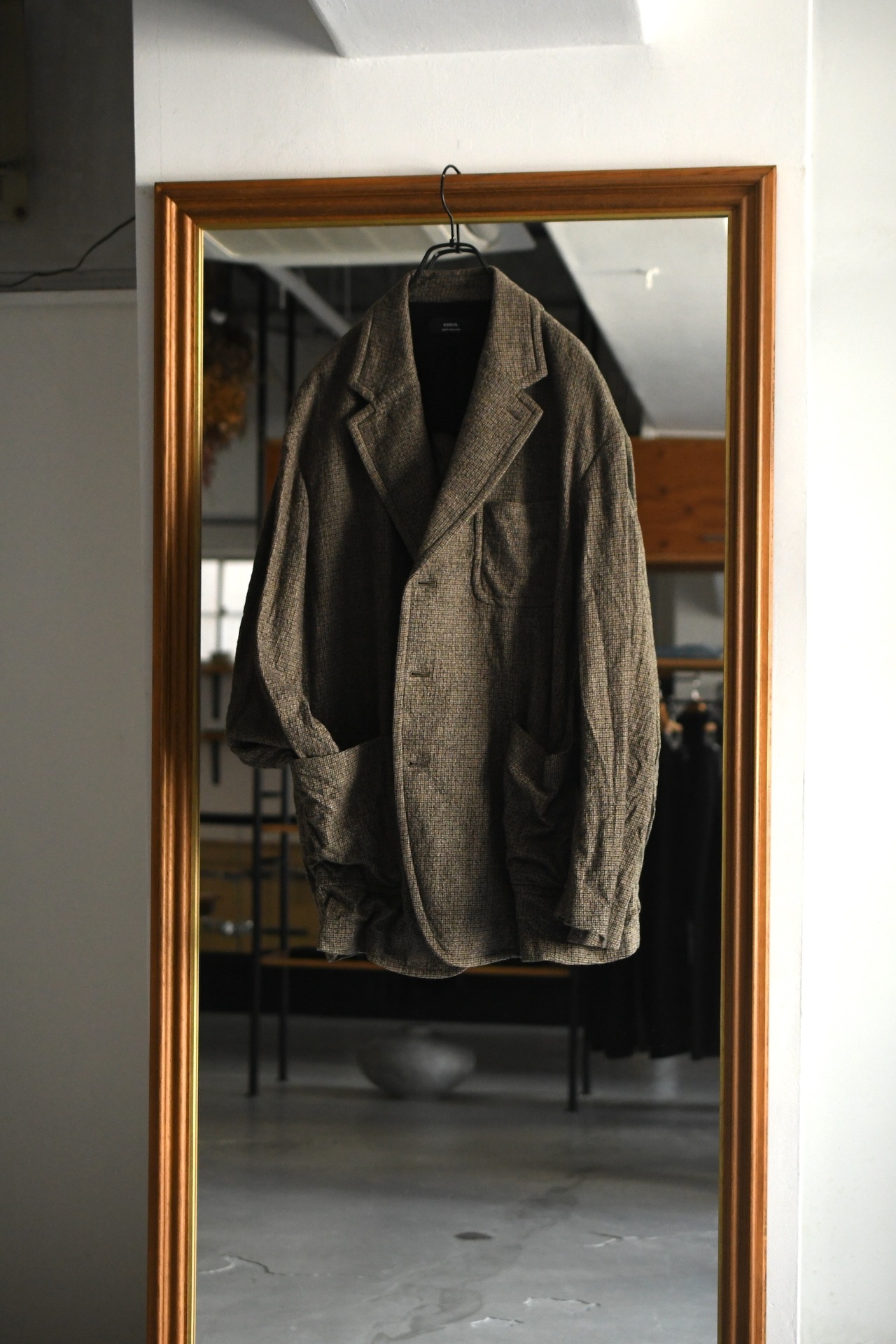 ensou. / Hypersized Blazer (Brown Gun Club)