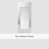 ステンレススチール製 ベンチレーター【縦228mm×横127mm】