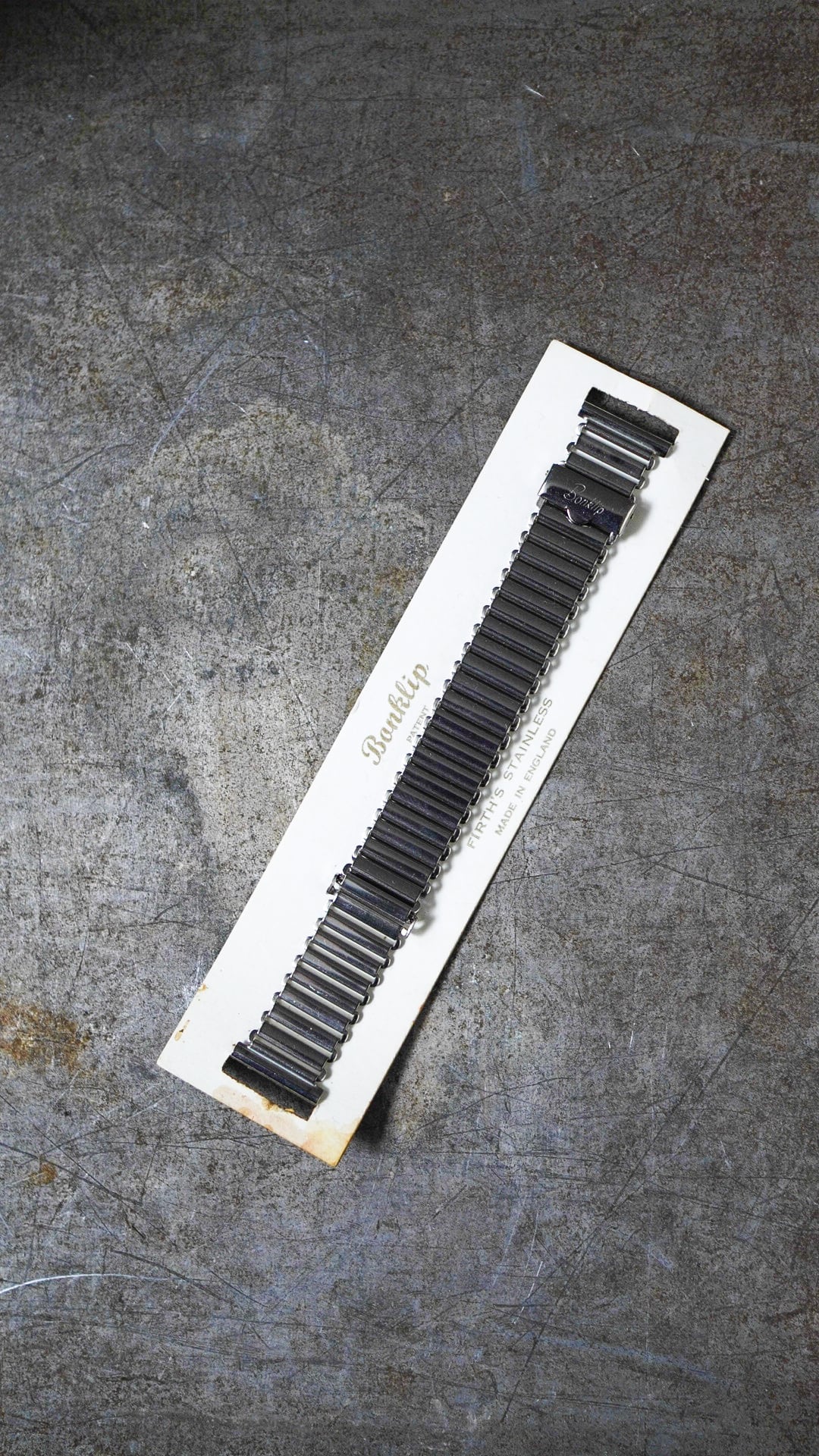 DEADSTOCK / 1940s】BONKLIP ボンクリップ バンブー ブレス 取付幅18mm  